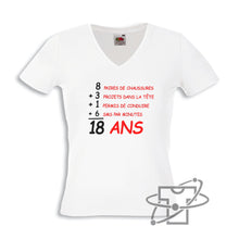 Charger l&#39;image dans la galerie, 18 ans (T-Shirt Femme)
