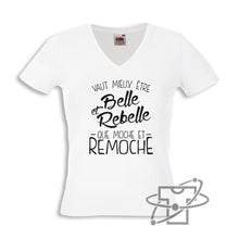 Charger l&#39;image dans la galerie, Belle et Rebelle (T-Shirt Femme)
