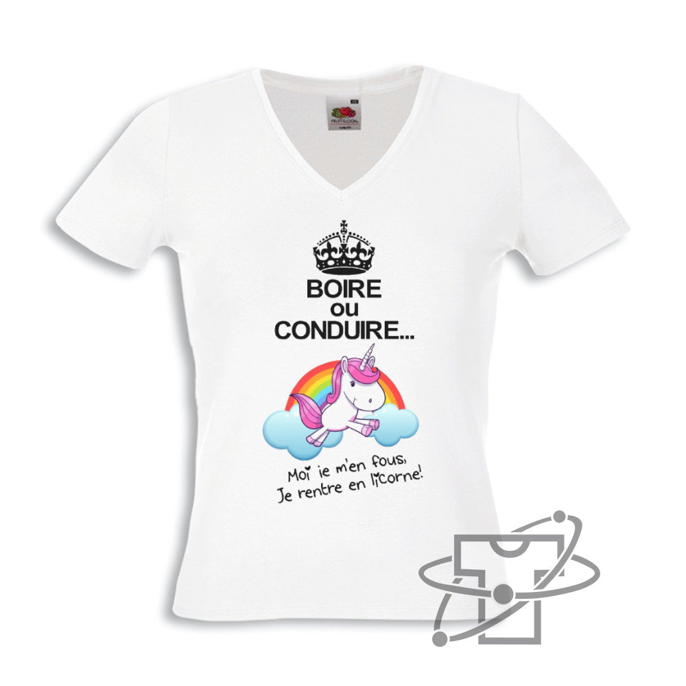 Boire ou conduire (T-Shirt Femme)