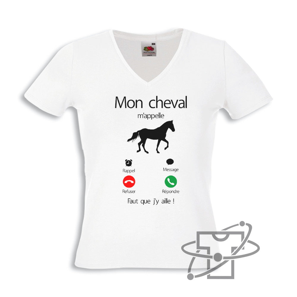 Mon cheval (T-Shirt Femme)