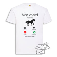 Charger l&#39;image dans la galerie, Mon cheval (T-Shirt Homme)
