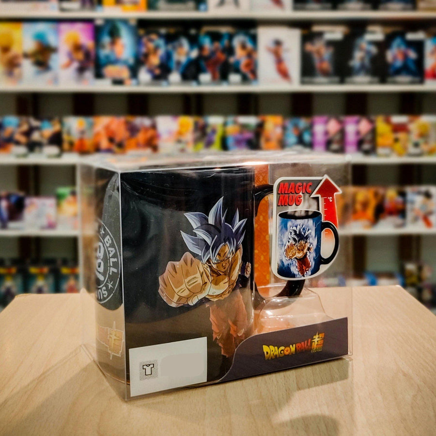 Son Goku Ultra Intinct vs Jiren Full Power (Dragon Ball) Mug Thermo-réactif