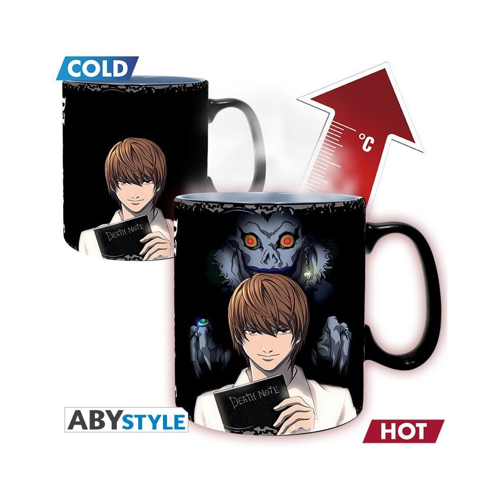 Death Note (Kira & L) - Mug Thermo-réactif