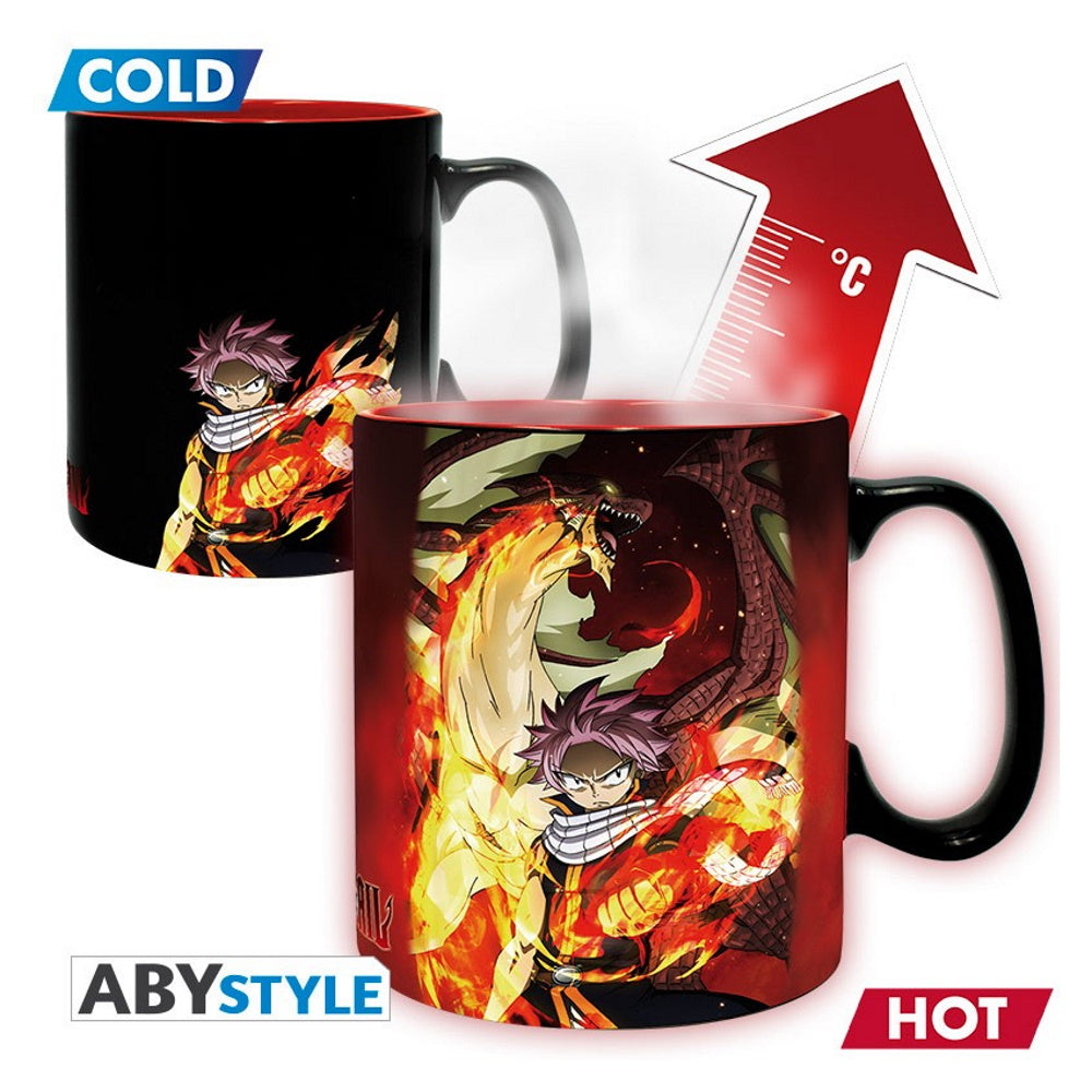 Natsu & Lucy (Fairy Tail) - Mug Thermo-réactif