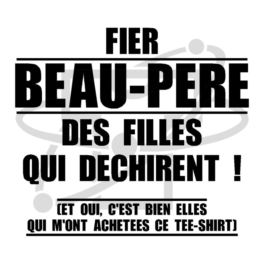 Fier beau-père (T-Shirt Homme)