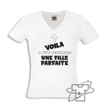 Charger l&#39;image dans la galerie, Fille parfaite (T-Shirt Femme)
