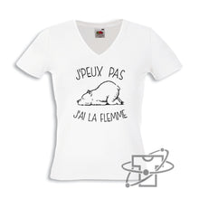 Charger l&#39;image dans la galerie, J&#39;ai la flemme (T-Shirt Femme)
