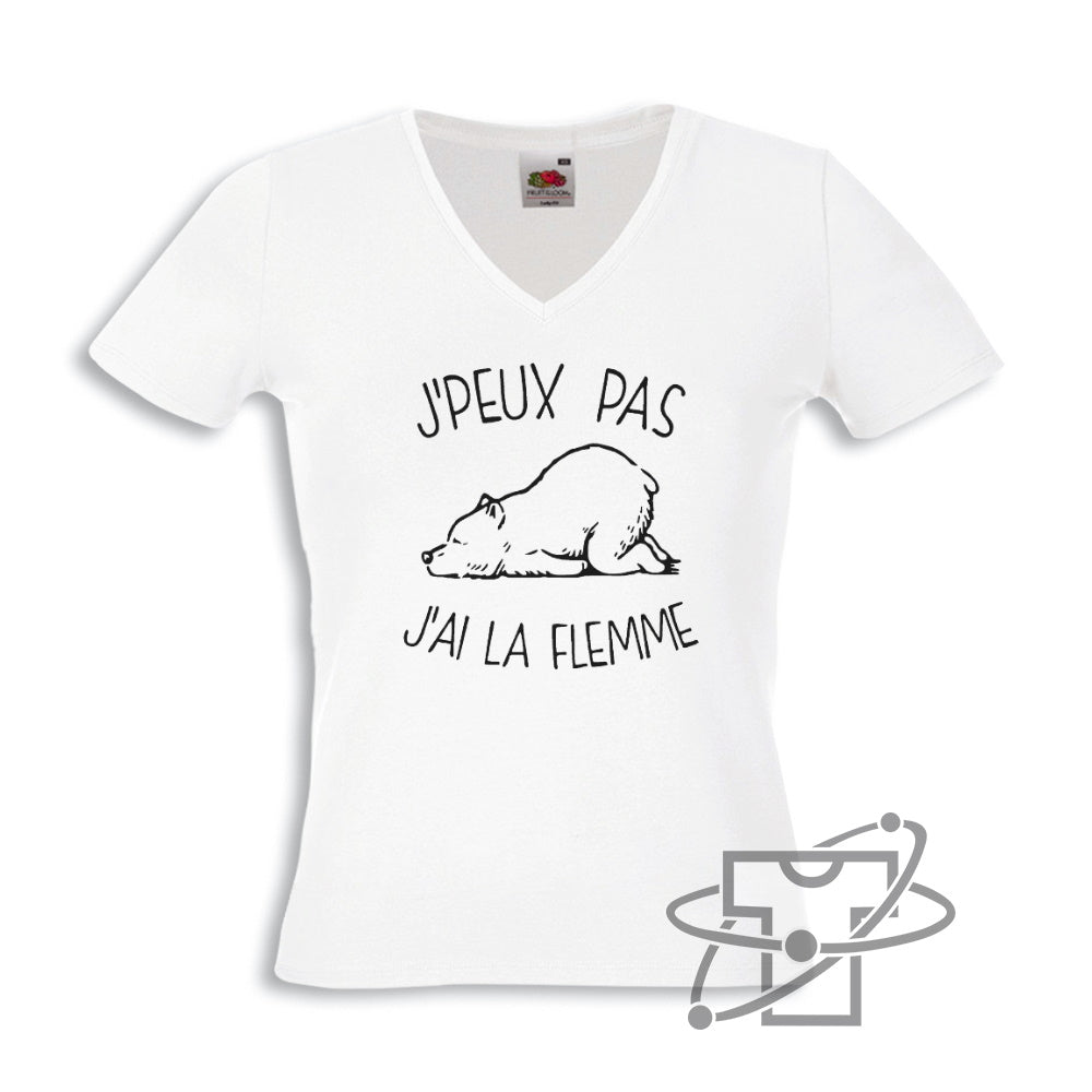 J'ai la flemme (T-Shirt Femme)