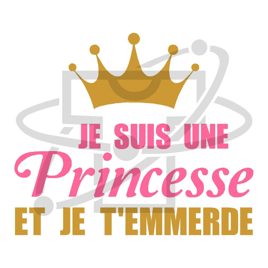 Je suis une Princesse (T-Shirt Femme)