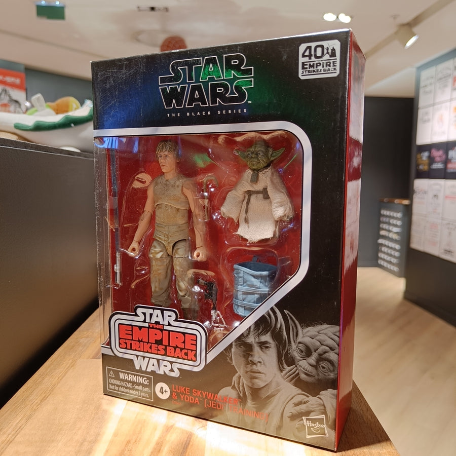 Luke Skywalker & Yoda - Star Wars Black Series 40th