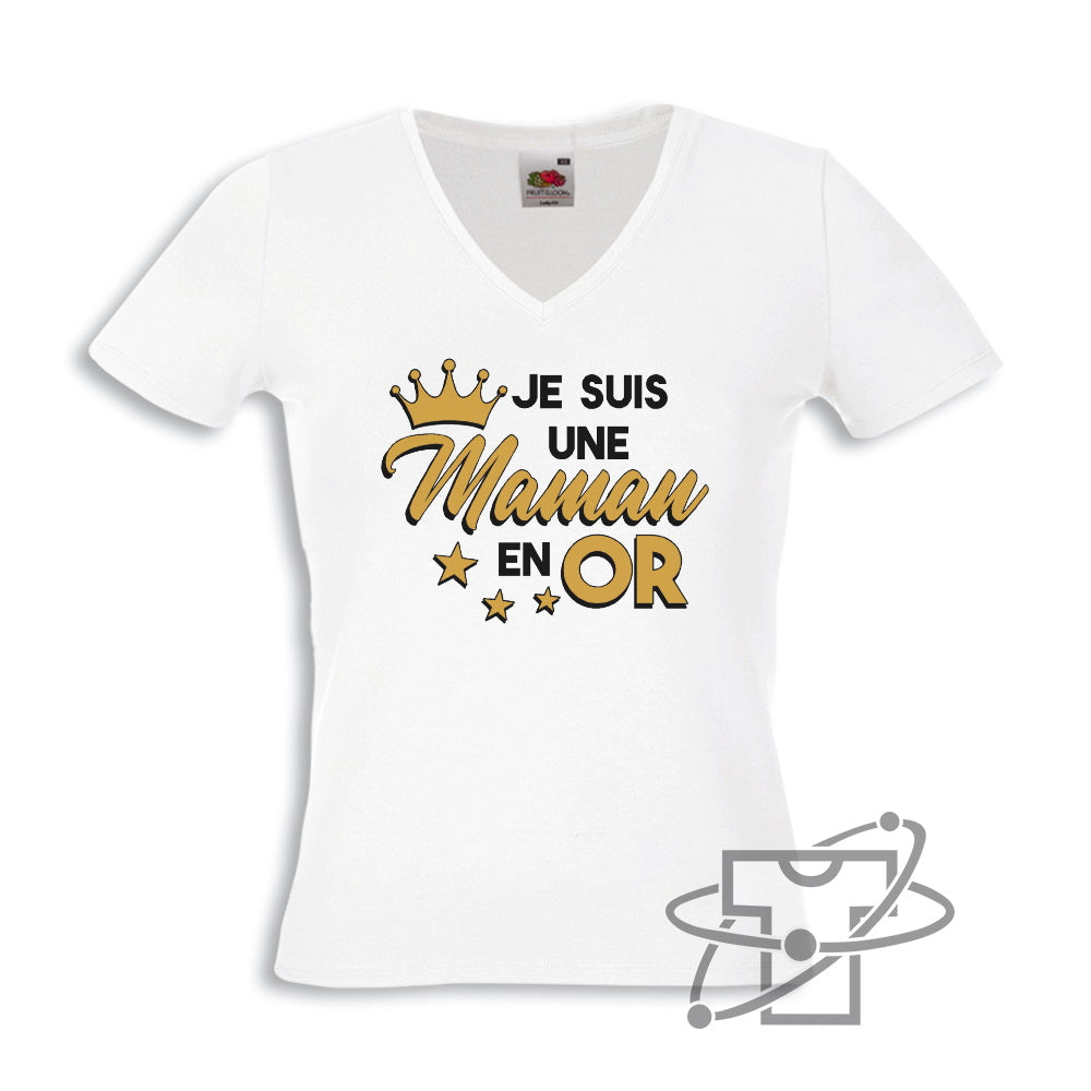 Maman en or (T-Shirt Femme)