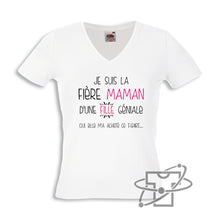 Charger l&#39;image dans la galerie, Maman fière (T-Shirt Femme)
