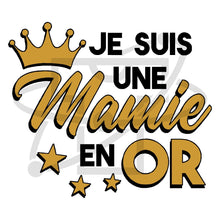 Charger l&#39;image dans la galerie, Mamie en or (T-Shirt Femme)
