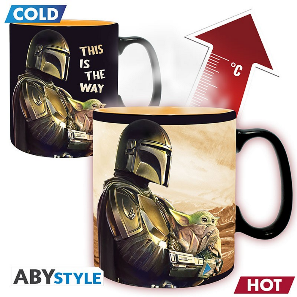 Mando (The Mandalorian) - Mug Thermo-réactif