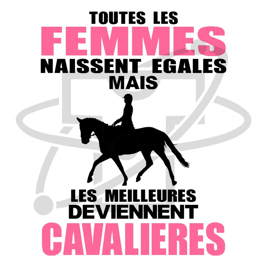 Meilleures cavalières (T-Shirt Femme)