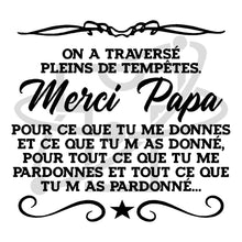 Charger l&#39;image dans la galerie, Merci Papa (T-Shirt Homme)
