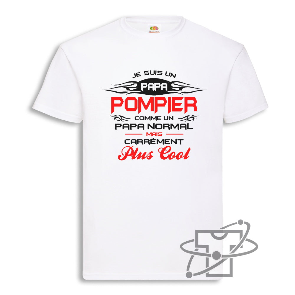 Papa pompier (T-Shirt Homme)