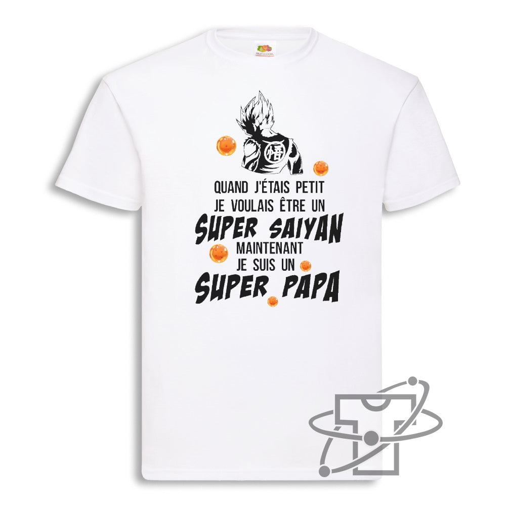 Papa Saiyan (T-Shirt Homme)