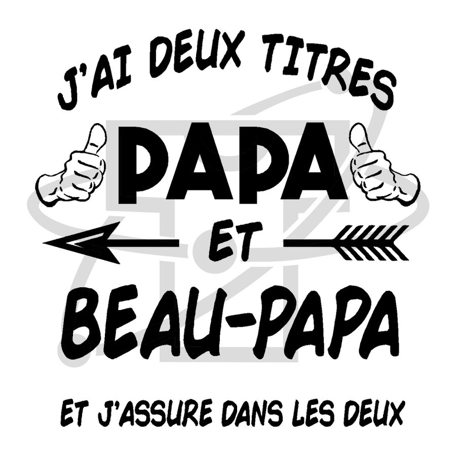 Papa et Beau-papa (T-Shirt Homme)