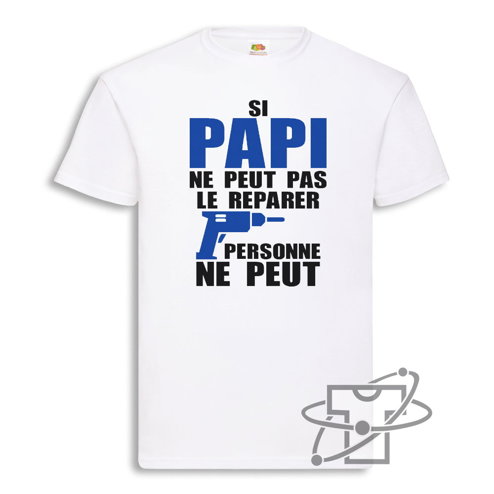 Papi réparer (T-Shirt Homme)