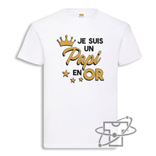 Charger l&#39;image dans la galerie, Papi en or (T-Shirt Homme)
