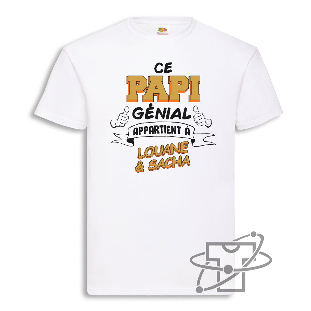 Papi génial (T-Shirt Homme)