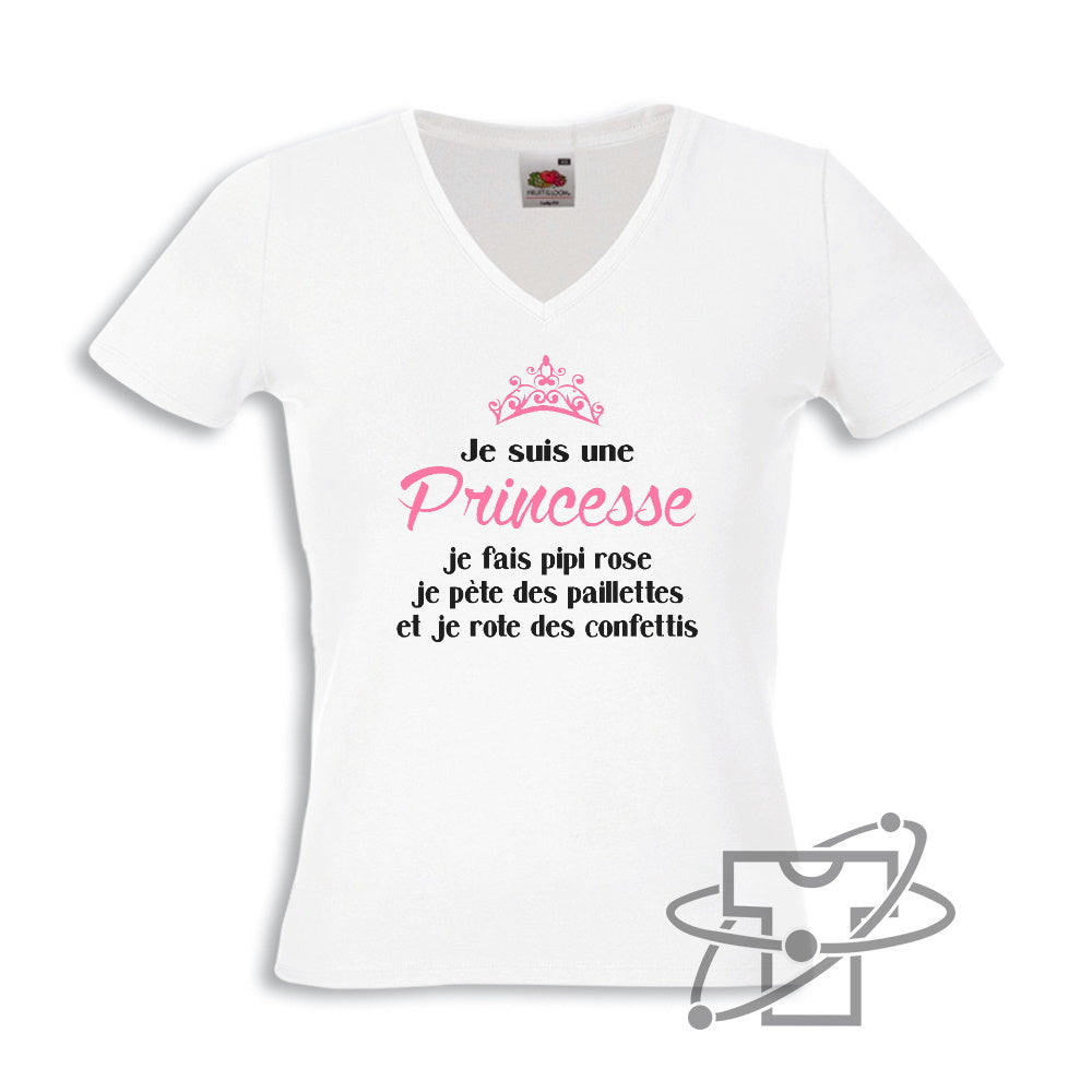 Princesse confettis (T-Shirt Femme)