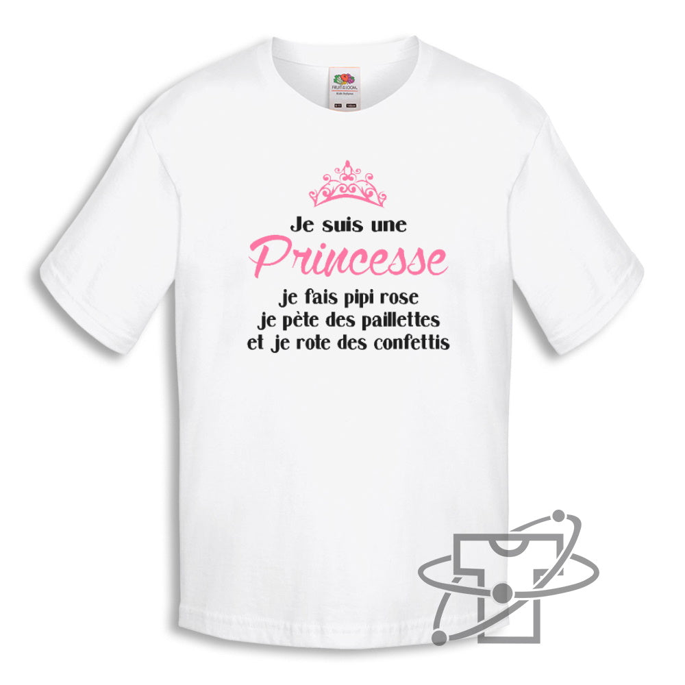 Princesse confettis (T-Shirt Enfant)