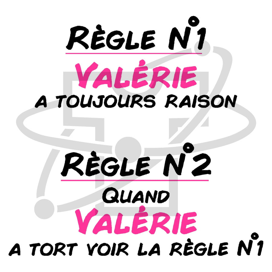 Règle (T-Shirt Femme)