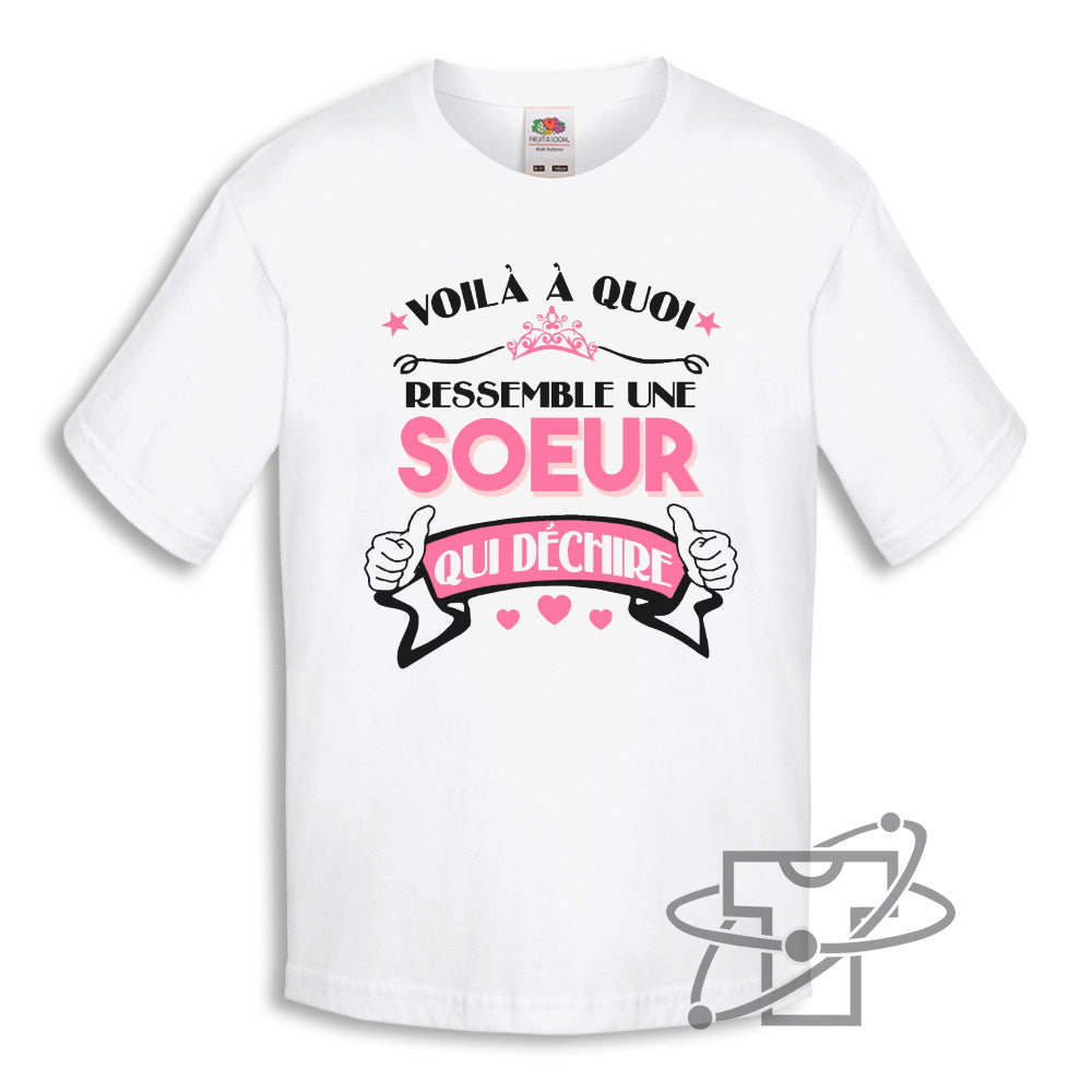 Soeur qui déchire (T-Shirt Enfant)