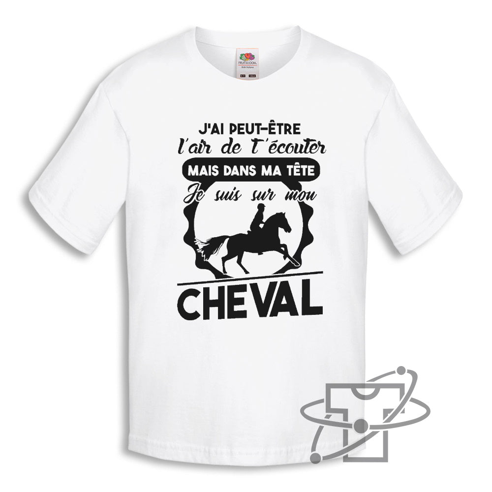 Sur mon cheval (T-Shirt Enfant)