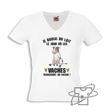 Charger l&#39;image dans la galerie, Vache (T-Shirt Femme)
