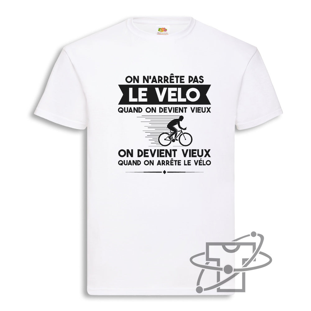 On n'arrête pas le vélo (T-Shirt Homme)